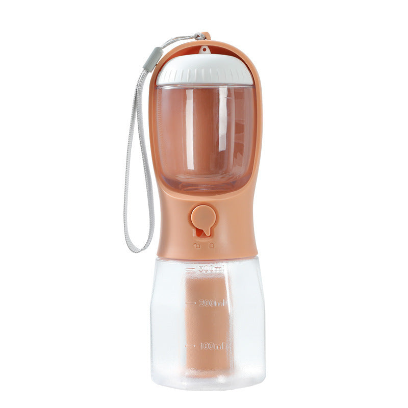 3-in-1 Portable Dog Water Bottle, Bowl & Waste Bag Dispenser
