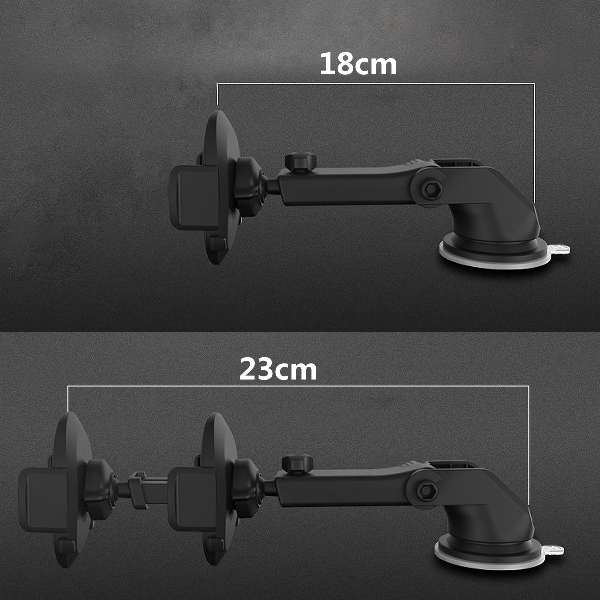 Telescopic Car Phone Holder β Dashboard Mount with Strong Suction Cup