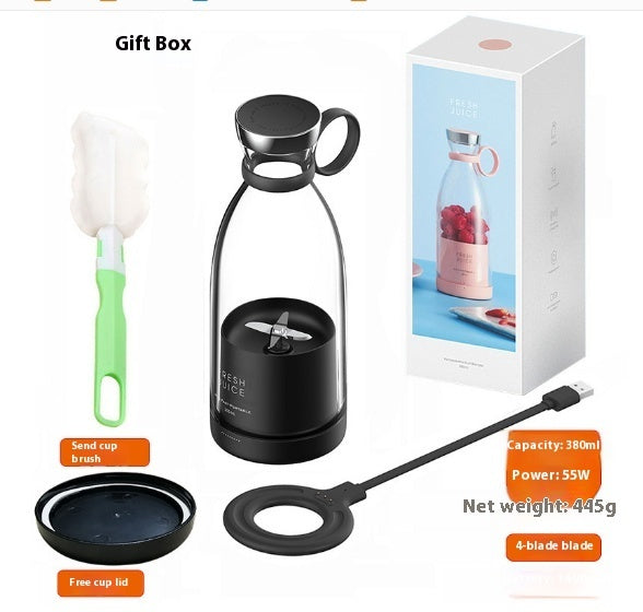 350ml Portable Electric Juicer Blender – USB Rechargeable Mixer Cup for Home & Travel