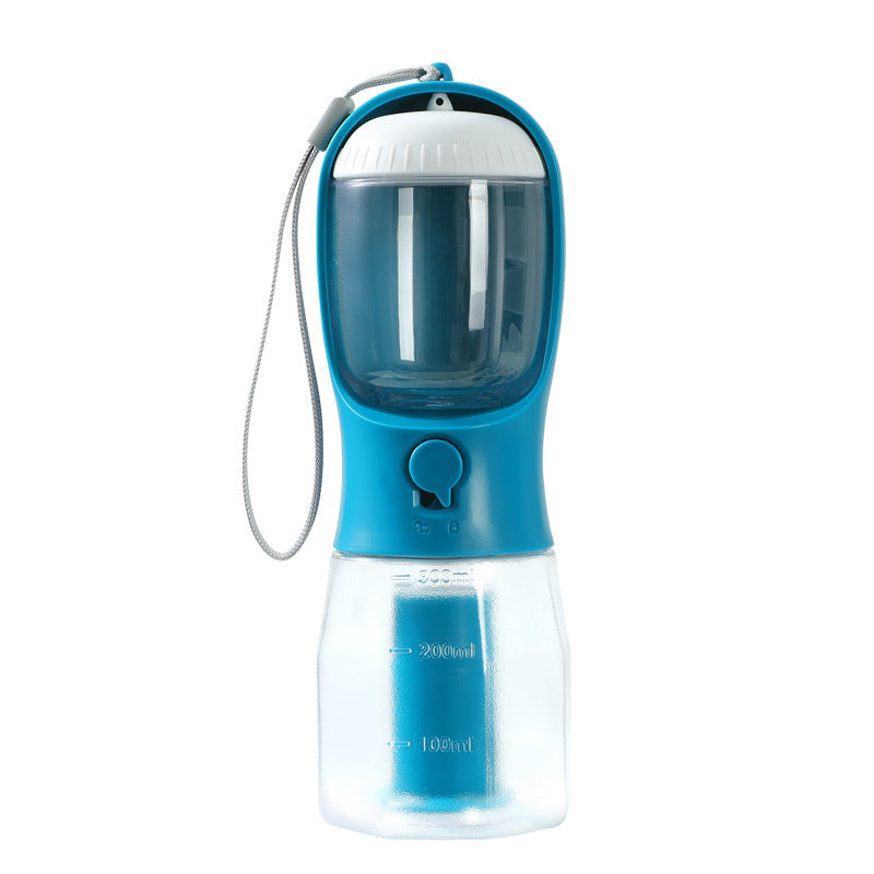 3-in-1 Portable Dog Water Bottle, Bowl & Waste Bag Dispenser
