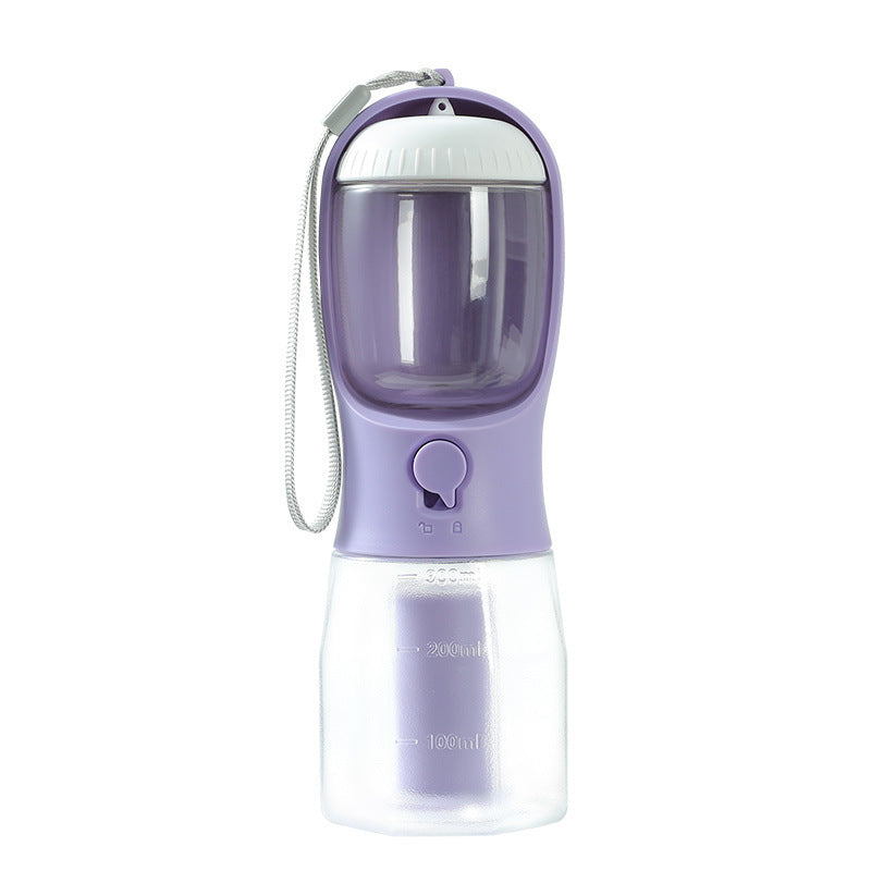 3-in-1 Portable Dog Water Bottle, Bowl & Waste Bag Dispenser
