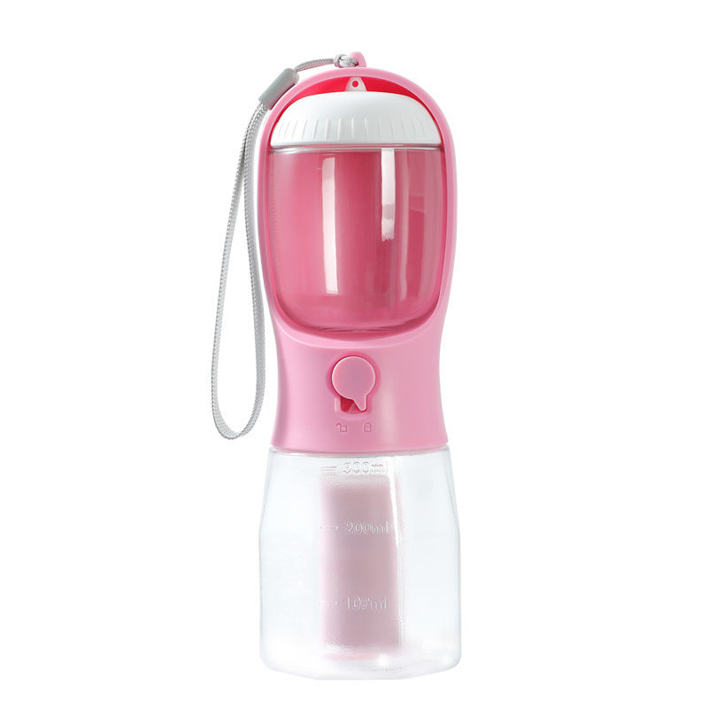 3-in-1 Portable Dog Water Bottle, Bowl & Waste Bag Dispenser