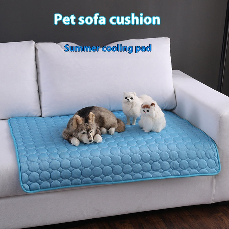 Extra Large Dog Cooling Mat – Summer Pet Bed for Small & Large Dogs, Cat Ice Pad, Durable Sofa Blanket