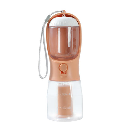 3-in-1 Portable Dog Water Bottle, Bowl & Waste Bag Dispenser