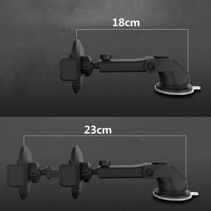 Telescopic Car Phone Holder – Dashboard Mount with Strong Suction Cup