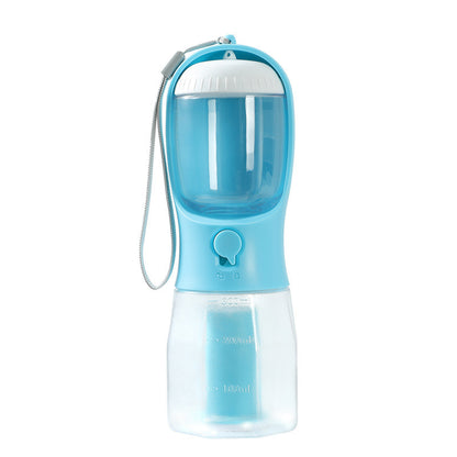 3-in-1 Portable Dog Water Bottle, Bowl & Waste Bag Dispenser
