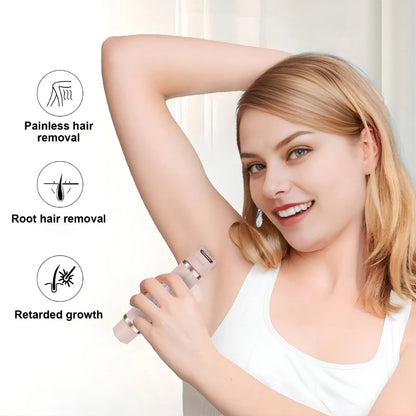 Dual-Head Electric Women’s Shaver – Painless Epilator