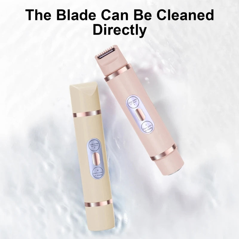 Dual-Head Electric Women’s Shaver – Painless Epilator