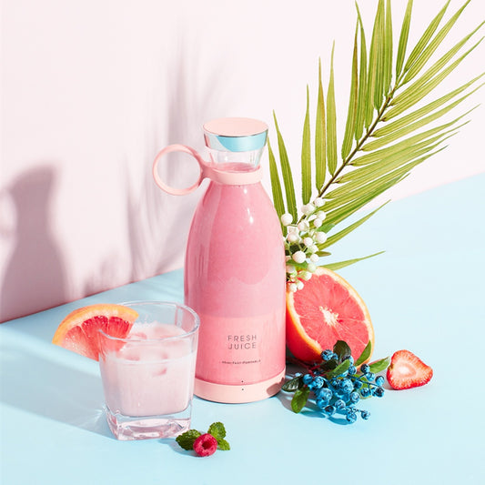 350ml Portable Electric Juicer Blender – USB Rechargeable Mixer Cup for Home & Travel
