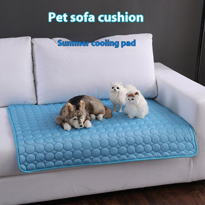 Extra Large Dog Cooling Mat – Summer Pet Bed for Small & Large Dogs, Cat Ice Pad, Durable Sofa Blanket