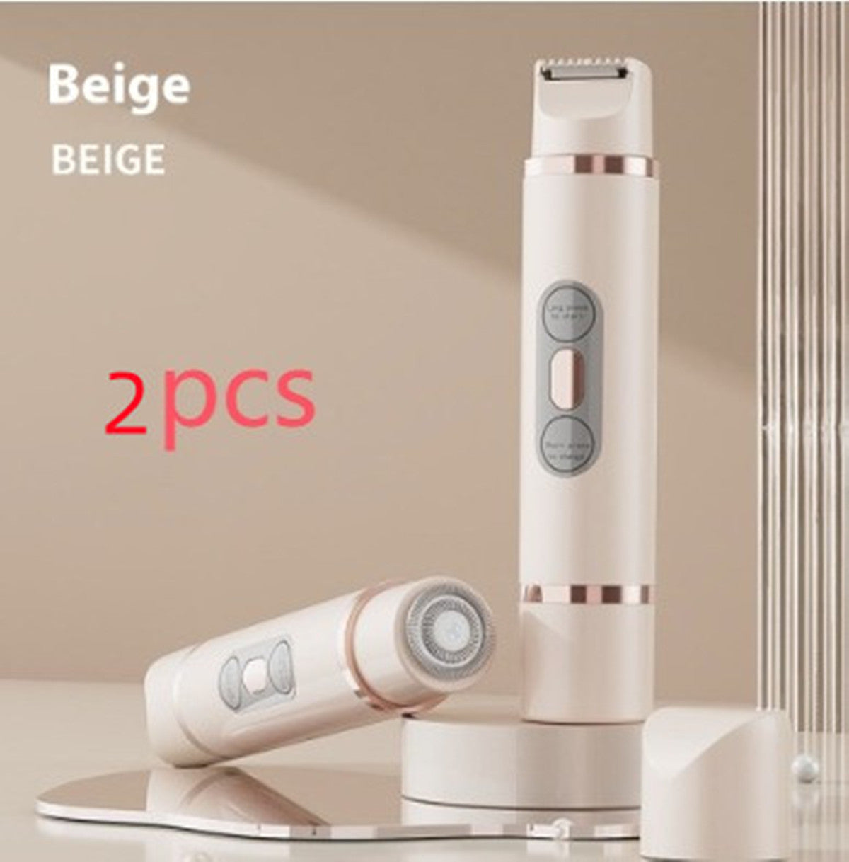 Dual-Head Electric Women’s Shaver – Painless Epilator